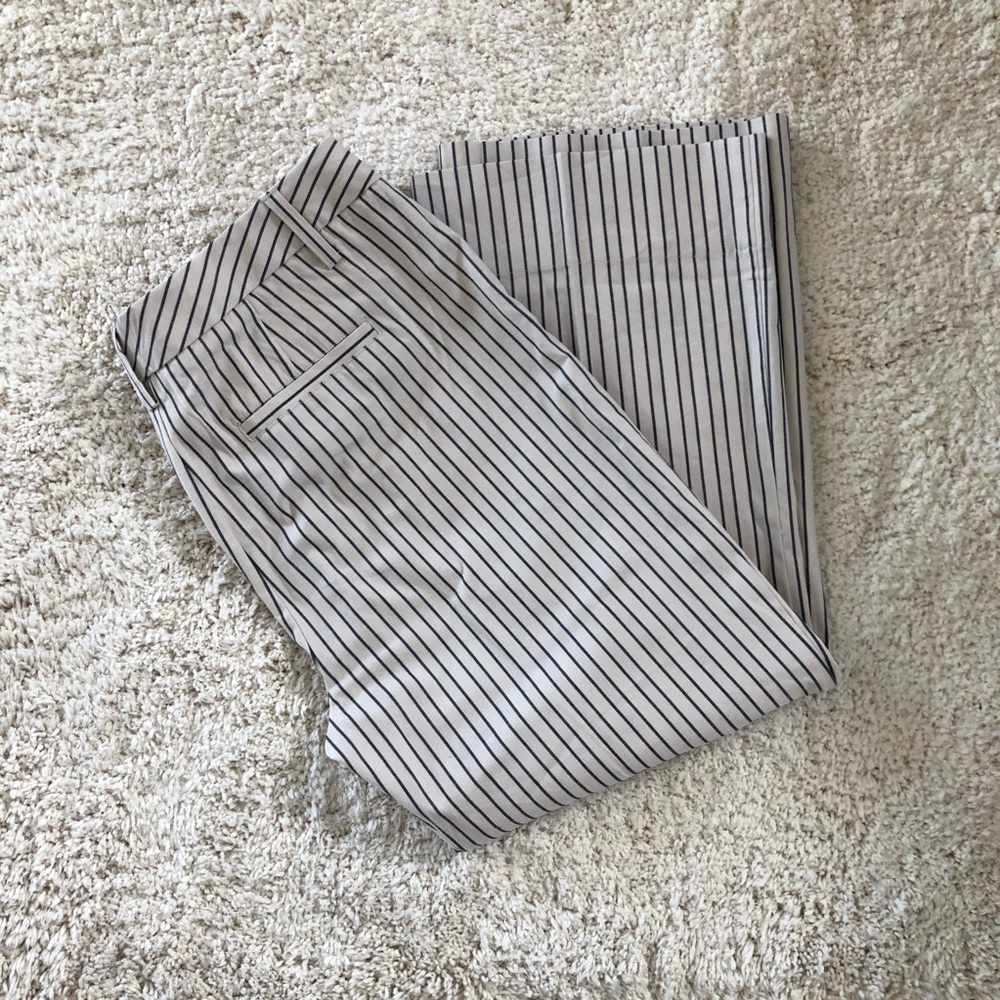 Cabi Cropped Striped Trousers